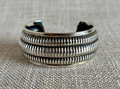 Vintage BALLOU Sterling Silver Cuff Bracelet